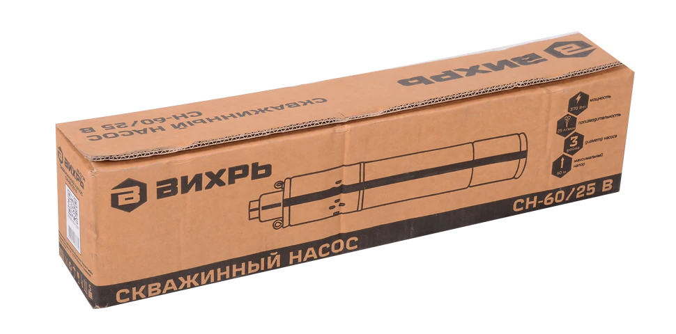 Скважинный насос Вихрь СН-60/25 В