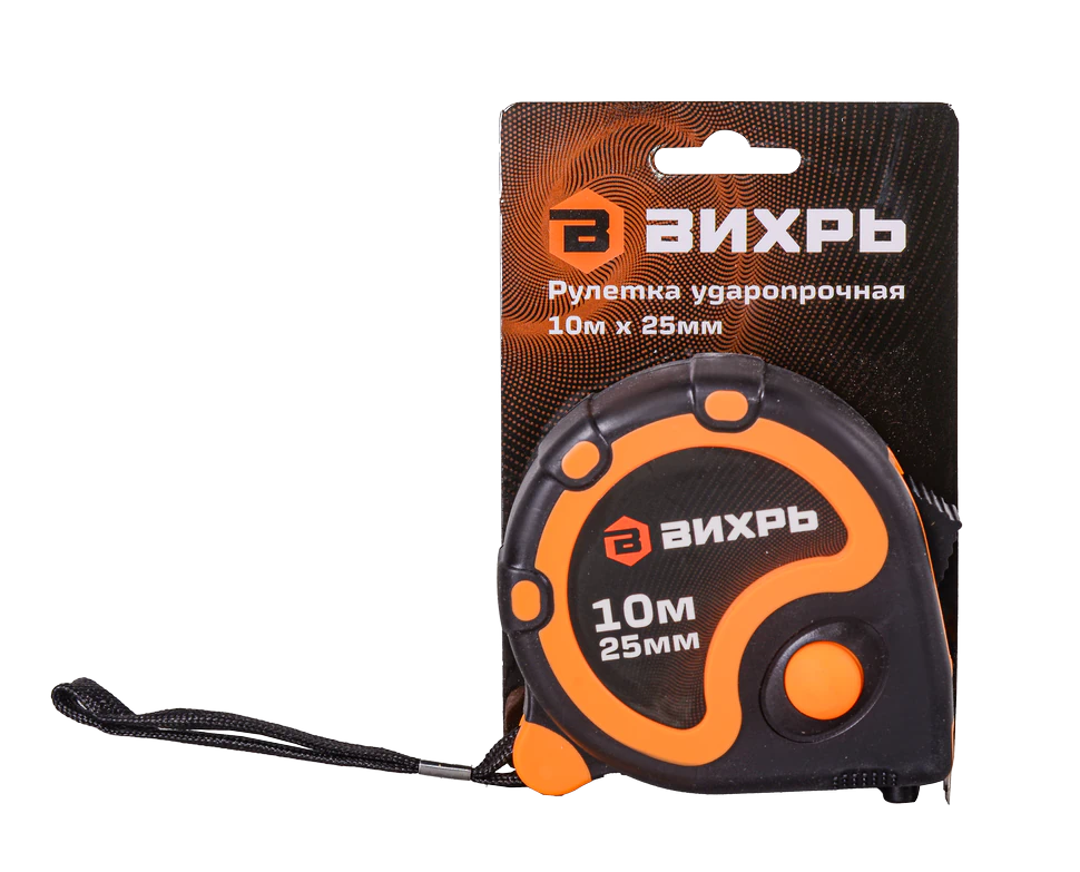 Рулетка Вихрь 10м х 25мм Рулетка Вихрь 10м х 25мм