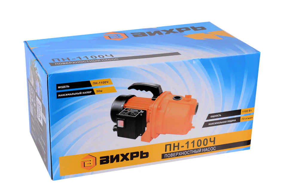 Поверхностный насос Вихрь ПН-1100Ч